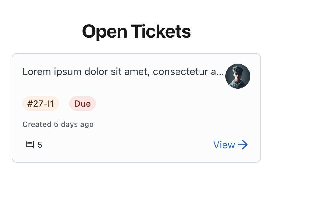Ticketing System screenshot 1